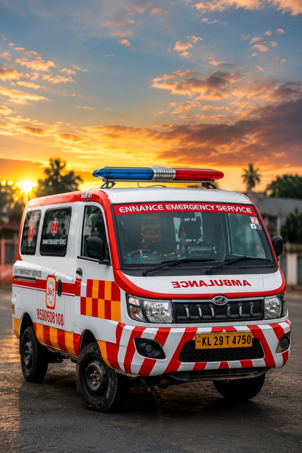 Best & Top Leading 24 Hour Ambulance Service in Krishnapuram, Kayamkulam | ICU Ambulance, Patient Transfer, ALS & Normal Ambulance | Ennance Healthcare Private Limited | Call 8590608108 | 9048328108